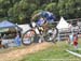 Julien Absalon (BMC Mountainbike Racing Team) chasing hard on the final lap 		CREDITS:  		TITLE: 2016 Carins World Cup 		COPYRIGHT: Rob Jones/www.canadiancyclist.com 2016 -copyright -All rights retained - no use permitted without prior, written permission