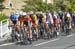 The peloton is not too concerned with the break 		CREDITS:  		TITLE: 2016 Road World Championships, Doha, Qatar 		COPYRIGHT: Rob Jones/www.canadiancyclist.com 2016 -copyright -All rights retained - no use permitted without prior; written permission