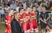 Team Denmark looks on with pride as their teammate is awarded the World Championship  		CREDITS:  		TITLE: 2016 Road World Championships, Doha, Qatar 		COPYRIGHT: Rob Jones/www.canadiancyclist.com 2016 -copyright -All rights retained - no use permitted wi