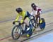 Final 3-4:  Keiana Lester vs Kimberly Zubris 		CREDITS:  		TITLE: 2016 Milton Challenge - Women Sprint 		COPYRIGHT: Rob Jones/www.canadiancyclist.com 2016 -copyright -All rights retained - no use permitted without prior; written permission