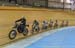 Robyn Stewart (GBr) Glasgow Sprint Track Cycling Team behind derney 		CREDITS:  		TITLE: 2016 Milton Challenge - Women Keirin 		COPYRIGHT: Rob Jones/www.canadiancyclist.com 2016 -copyright -All rights retained - no use permitted without prior; written per