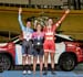 Kinley Gibson, Neah Evans, Trine Schmidt 		CREDITS:  		TITLE: 2016 Milton Challenge - Women Pursuit 		COPYRIGHT: Rob Jones/www.canadiancyclist.com 2016 -copyright -All rights retained - no use permitted without prior; written permission