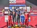 Troy Brosnan, Aaron Gwin, Danny Hart, Loic Bruni, Luca Shaw 		CREDITS: Rob Jones/www.canadiancyclist.co 		TITLE: 2016 MSA World Cup, DH 		COPYRIGHT: Rob Jones/www.canadiancyclist.com 2016 -copyright -All rights retained - no use permitted without prior; w