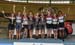 Women podium 		CREDITS:  		TITLE: 2016 National Track Championships - Master Team Pursuit 		COPYRIGHT: Rob Jones/www.canadiancyclist.com 2016 -copyright -All rights retained - no use permitted without prior; written permission