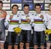 Gold medalists Ethan Mitchell/Sam Webster/Edward Dawkins 		CREDITS:  		TITLE: 2016 Track World Championships, London UK 		COPYRIGHT: Rob Jones/www.canadiancyclist.com 2016 -copyright -All rights retained - no use permitted without prior, written permissio