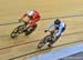 Quarter F: Tianshi Zhong (China) vs Kate OBrien (Canada) 		CREDITS:  		TITLE: 2016 Track World Championships, London UK 		COPYRIGHT: Rob Jones/www.canadiancyclist.com 2016 -copyright -All rights retained - no use permitted without prior, written permissio