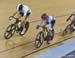 The final sprint 		CREDITS:  		TITLE: 2016 Track World Championships, London UK 		COPYRIGHT: Rob Jones/www.canadiancyclist.com 2016 -copyright -All rights retained - no use permitted without prior, written permission