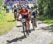 Quinton Disera (ON) Team Ontario / Angry Johnnys p/b Norco & Garneau leading at start 		CREDITS: Rob Jones/www.canadiancyclist.co 		TITLE: 2016 MTB XC Championships 		COPYRIGHT: Rob Jones/www.canadiancyclist.com 2016 -copyright -All rights retained - no u