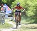 Emily Batty (Trek Factory Racing XC) 		CREDITS:  		TITLE: XC World Cup 2, Albstadt, Germany 		COPYRIGHT: Rob Jones/www.canadiancyclist.com 2017 -copyright -All rights retained - no use permitted without prior; written permission