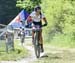 Kate Courtney (USA) Specialized Racing worked her way back up to 2nd  		CREDITS:  		TITLE: XC World Cup 2, Albstadt, Germany 		COPYRIGHT: Rob Jones/www.canadiancyclist.com 2017 -copyright -All rights retained - no use permitted without prior; written perm