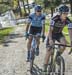 Brody Sanderson leading Raphael Auclair 		CREDITS:  		TITLE: 2017 CX Nationals 		COPYRIGHT: Rob Jones/www.canadiancyclist.com 2017 -copyright -All rights retained - no use permitted without prior; written permission