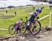 Maghalie Rochette and Christel Ferrier Bruneau 		CREDITS:  		TITLE: 2017 CX Nationals 		COPYRIGHT: Rob Jones/www.canadiancyclist.com 2017 -copyright -All rights retained - no use permitted without prior; written permission