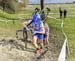 Maghalie Rochette and Christel Ferrier Bruneau 		CREDITS:  		TITLE: 2017 CX Nationals 		COPYRIGHT: Rob Jones/www.canadiancyclist.com 2017 -copyright -All rights retained - no use permitted without prior; written permission