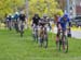 Hannah rae Finchamp leads in early laps 		CREDITS:  		TITLE:  		COPYRIGHT: Rob Jones/www.canadiancyclist.com 2017 -copyright -All rights retained - no use permitted without prior; written permission