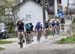 Magriet Kloppenburg leads thru the alley 		CREDITS:  		TITLE:  		COPYRIGHT: Rob Jones/www.canadiancyclist.com 2017 -copyright -All rights retained - no use permitted without prior; written permission