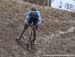 Trevor ODonnell (Canada) navigates a very slippery, off camber descent 		CREDITS:  		TITLE: 2017 Cyclocross World Championships 		COPYRIGHT: Rob Jones/www.canadiancyclist.com 2017 -copyright -All rights retained - no use permitted without prior; written p