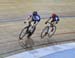 Laurie Jussaume and Charlotte Tousignant, semi-final 		CREDITS:  		TITLE: 2017 Eastern Track Challenge 		COPYRIGHT: Rob Jones/www.canadiancyclist.com 2017 -copyright -All rights retained - no use permitted without prior; written permission