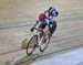 Charlotte Tousignant and Katherine Bergeron final for 3rd 		CREDITS:  		TITLE: 2017 Eastern Track Challenge 		COPYRIGHT: Rob Jones/www.canadiancyclist.com 2017 -copyright -All rights retained - no use permitted without prior; written permission