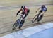 Charlotte Creswicke and Laurie Jussaume  race for 1st 		CREDITS:  		TITLE: 2017 Eastern Track Challenge 		COPYRIGHT: Rob Jones/www.canadiancyclist.com 2017 -copyright -All rights retained - no use permitted without prior; written permission