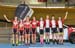 Team Pursuit  podium 		CREDITS:  		TITLE: 2017 Track Nationals 		COPYRIGHT: Rob Jones/www.canadiancyclist.com 2017 -copyright -All rights retained - no use permitted without prior; written permission