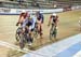 Kenny De Ketele (Belgium) leading Niklas Larsen and Mark Stewart  		CREDITS:  		TITLE: 2017 Track World Cup Milton 		COPYRIGHT: Rob Jones/www.canadiancyclist.com 2017 -copyright -All rights retained - no use permitted without prior; written permission