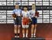 Allison Beveridge, Yumi Kajihara, Eleanor Dickinson  		CREDITS:  		TITLE: 2017 Track World Cup Milton 		COPYRIGHT: Rob Jones/www.canadiancyclist.com 2017 -copyright -All rights retained - no use permitted without prior; written permission