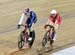 Oliver Wood (Great Britain) and Niklas Larsen (Denmark) 		CREDITS:  		TITLE: 2017 Track World Cup Milton 		COPYRIGHT: Rob Jones/www.canadiancyclist.com 2017 -copyright -All rights retained - no use permitted without prior; written permission