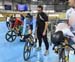 Amelia Walsh readies to race 		CREDITS:  		TITLE: UCI, Track World Cup, Cycling Canada, Milton, track cycling 		COPYRIGHT: Rob Jones/www.canadiancyclist.com 2017 -copyright -All rights retained - no use permitted without prior; written permission