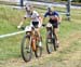 Yana Belomoina and Pauline Ferrand Prevot 		CREDITS:  		TITLE: 2017 Mont-Sainte-Anne World Cup 		COPYRIGHT: Rob Jones/www.canadiancyclist.com 2017 -copyright -All rights retained - no use permitted without prior; written permission