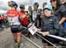 The young fan with his signed number plate 		CREDITS:  		TITLE: 2017 Mont-Sainte-Anne World Cup 		COPYRIGHT: Rob Jones/www.canadiancyclist.com 2017 -copyright -All rights retained - no use permitted without prior; written permission