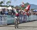 Sina Frei gave the Swiss their first gold of the day 		CREDITS:  		TITLE: 2017 MTB World Championships, Cairns Australia 		COPYRIGHT: Rob Jones/www.canadiancyclist.com 2017 -copyright -All rights retained - no use permitted without prior; written permissi