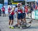 Hugs all round for the Swiss 		CREDITS:  		TITLE: 2017 MTB World Championships, Cairns Australia 		COPYRIGHT: Rob Jones/www.canadiancyclist.com 2017 -copyright -All rights retained - no use permitted without prior; written permission