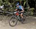 Tyler Clark (Canada) crashed early on 		CREDITS:  		TITLE: 2017 MTB World Championships, Cairns Australia 		COPYRIGHT: Rob Jones/www.canadiancyclist.com 2017 -copyright -All rights retained - no use permitted without prior; written permission