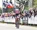 Kate Courtney (Specialized Racing) wins 		CREDITS:  		TITLE: XC World Cup 1, Nove Mesto, Czech Republic 		COPYRIGHT: Rob Jones/www.canadiancyclist.com 2017 -copyright -All rights retained - no use permitted without prior; written permission