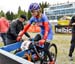 Warming up 		CREDITS:  		TITLE: XC World Cup 1, Nove Mesto, Czech Republic 		COPYRIGHT: Rob Jones/www.canadiancyclist.com 2017 -copyright -All rights retained - no use permitted without prior; written permission