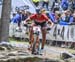 Emily Batty (Trek Factory Racing XC) 		CREDITS:  		TITLE: XC World Cup 1, Nove Mesto, Czech Republic 		COPYRIGHT: Rob Jones/www.canadiancyclist.com 2017 -copyright -All rights retained - no use permitted without prior; written permission