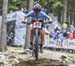 Sandra Walter (Team Canada) 		CREDITS:  		TITLE: XC World Cup 1, Nove Mesto, Czech Republic 		COPYRIGHT: Rob Jones/www.canadiancyclist.com 2017 -copyright -All rights retained - no use permitted without prior; written permission