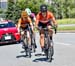 Sara Bergen leading the early break 		CREDITS:  		TITLE: 2017 Road Championships 		COPYRIGHT: Rob Jones/www.canadiancyclist.com 2017 -copyright -All rights retained - no use permitted without prior; written permission