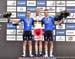 Luca Rastelli, Julius Johansen, Michele Gazzoli  		CREDITS:  		TITLE: 2017 Road World Championships, Bergen, Norway 		COPYRIGHT: Rob Jones/www.canadiancyclist.com 2017 -copyright -All rights retained - no use permitted without prior; written permission