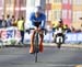 Burke had to have a bike change early on the first lap 		CREDITS:  		TITLE: 2017 Road World Championships, Bergen, Norway 		COPYRIGHT: Rob Jones/www.canadiancyclist.com 2017 -copyright -All rights retained - no use permitted without prior; written permiss