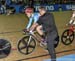 Stephanie Roorda  with Team Canada coach Craig Griffin 		CREDITS:  		TITLE: 2017 Track World Championships 		COPYRIGHT: Rob Jones/www.canadiancyclist.com 2017 -copyright -All rights retained - no use permitted without prior; written permission