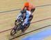 1/16 finals heat: Kate OBrien vs Shanne Braspennincx (Netherlands) 		CREDITS:  		TITLE: 2017 Track World Championships 		COPYRIGHT: Rob Jones/www.canadiancyclist.com 2017 -copyright -All rights retained - no use permitted without prior; written permission