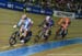 Jasmin Duehring leading Sarah Hammer and Kirsten Wild 		CREDITS:  		TITLE: 2017 Track World Championships 		COPYRIGHT: Rob Jones/www.canadiancyclist.com 2017 -copyright -All rights retained - no use permitted without prior; written permission