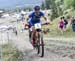 Catharine Pendrel leading 		CREDITS:  		TITLE: 2017 XC Championships 		COPYRIGHT: Rob Jones/www.canadiancyclist.com 2017 -copyright -All rights retained - no use permitted without prior; written permission