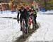 Eric Jackson (ON) Independent leading the chasers 		CREDITS:  		TITLE: 2018 Canadian Cyclo-cross Championships 		COPYRIGHT: ROB JONES/CANADIAN CYCLIST