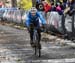 Michael van den Ham (Garneau-Easton) starts the last lap 		CREDITS:  		TITLE: 2018 Canadian CX Championships 		COPYRIGHT: ROB JONES/CANADIAN CYCLIST