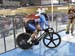 Lauriane Genest prepares to start the 2nd Round 		CREDITS:  		TITLE: Track World Cup Milton 2018 		COPYRIGHT: Rob Jones/www.canadiancyclist.com 2018 -copyright -All rights retained - no use permitted without prior; written permission