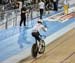 Hugo Barrette wins the heat to advance 		CREDITS:  		TITLE: Track World Cup Milton 2018 		COPYRIGHT: Rob Jones/www.canadiancyclist.com 2018 -copyright -All rights retained - no use permitted without prior; written permission