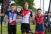 Junior Men podium: Dylan Bibic; Dylan Kerr; Rich Elliott 		CREDITS:  		TITLE: KW Classic - Ontario Road Championships 		COPYRIGHT: ?? 2018 Ivan Rupes