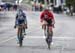 The break - Noah Simms (Toronto Hustle) and Chris Ernst (Team Race Clean) 		CREDITS:  		TITLE: Fieldstone Criterium of Cambridge 		COPYRIGHT: Rob Jones/www.canadiancyclist.com 2018 -copyright -All rights retained - no use permitted without prior; written 